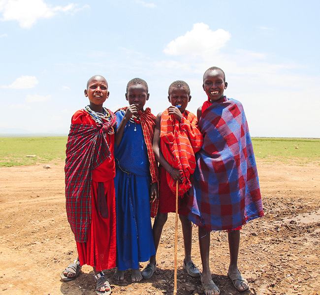 Einheimische Tansania