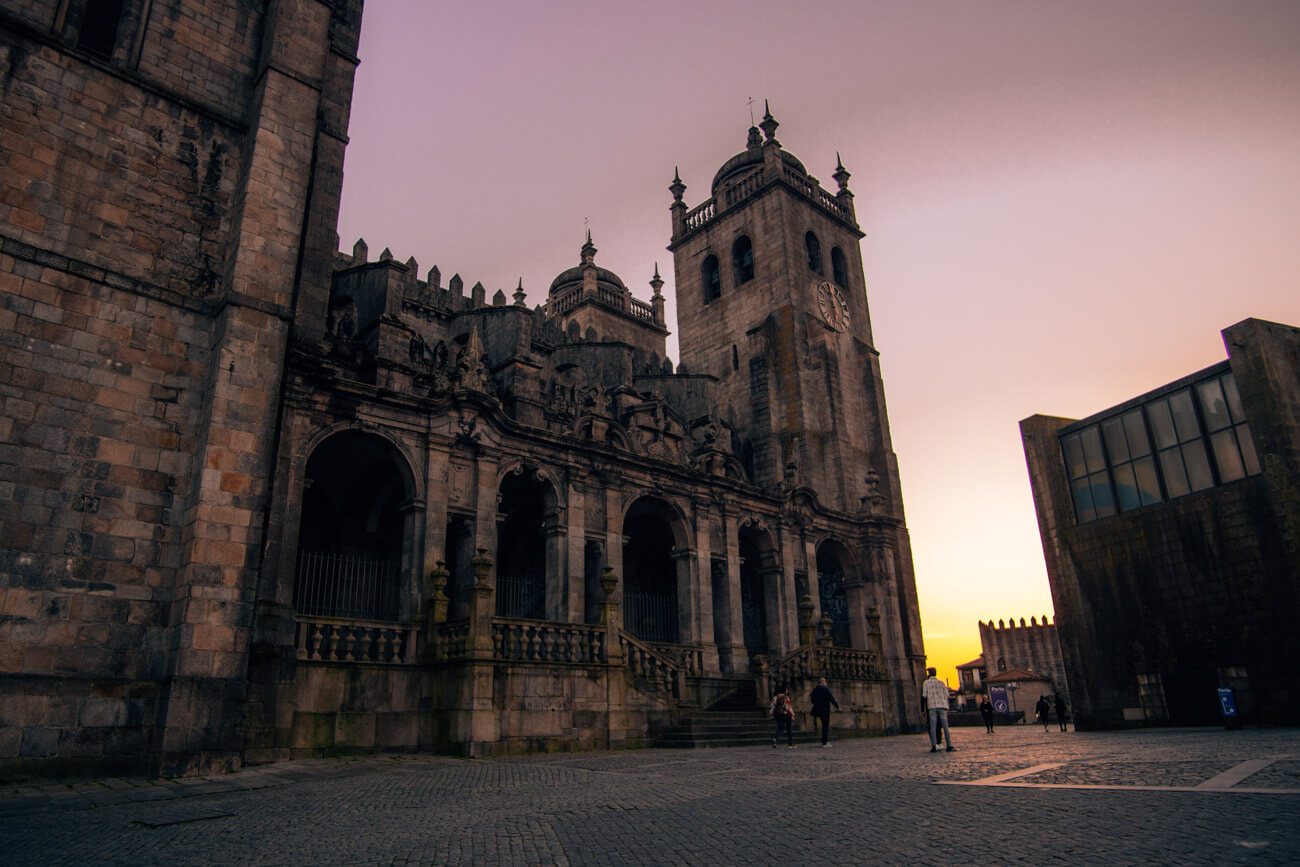 Sonnenuntergang an der Cathedrale Sé