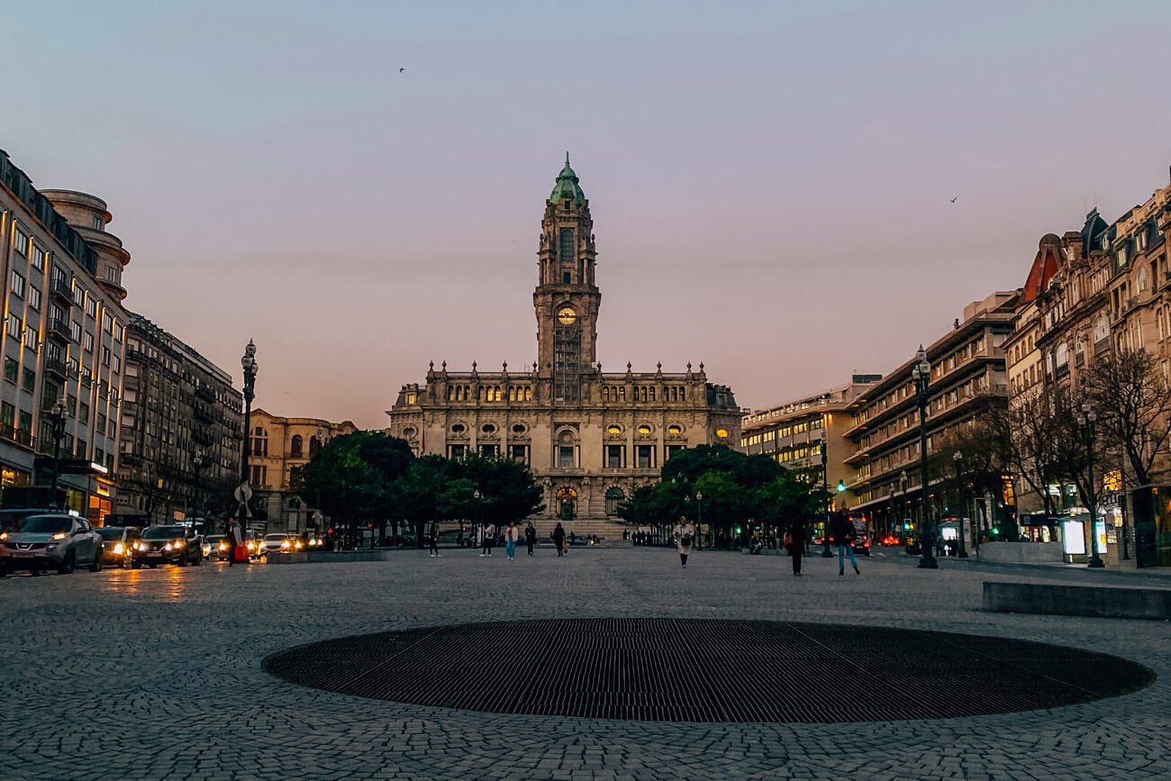 Blick auf's Rathaus