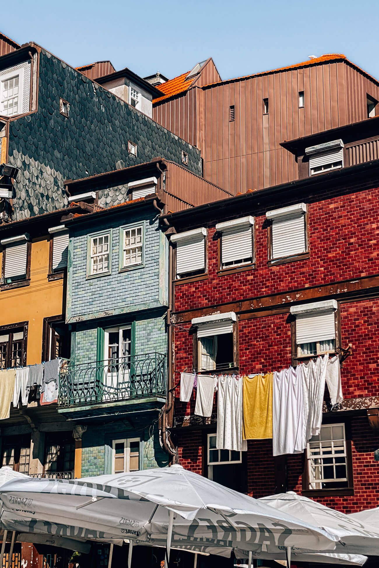 Bunte Häuser in der Altstadt