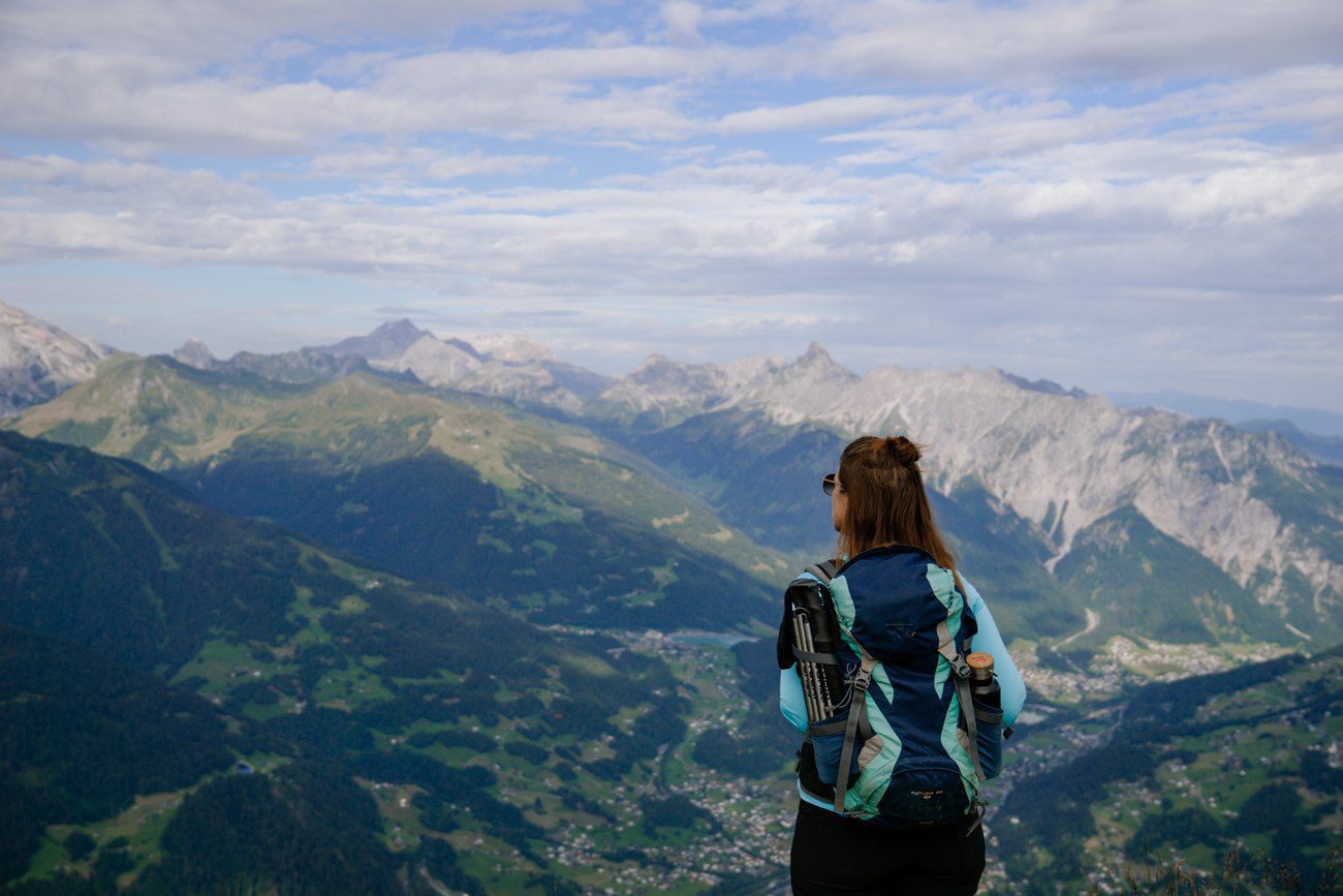 Ausblick ins Rätikon