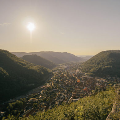 Blick auf Bad Urach