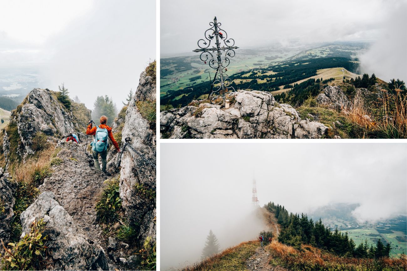 Blick vom Grünten im Allgäu